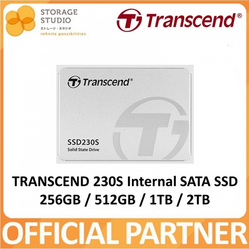 TRANSCEND 230S Internal SATA SSD 256GB / 512GB / 1TB / 2TB. TS256GSSD230S / TS512GSSD230S / TS1TSSD230S / TS2TSSD230S Singapore Local 5 Years Warranty **TRANSCEND OFFICIAL PARTNER**